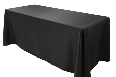 Black Table Throw