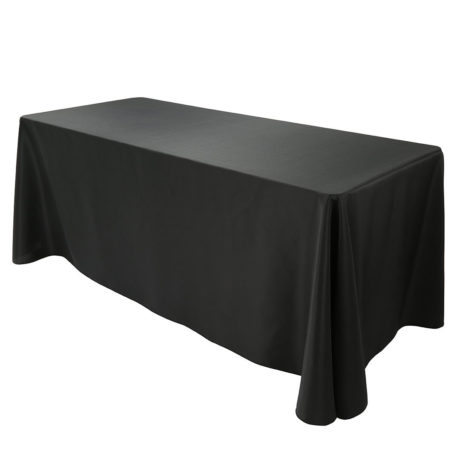 Black Table Throw
