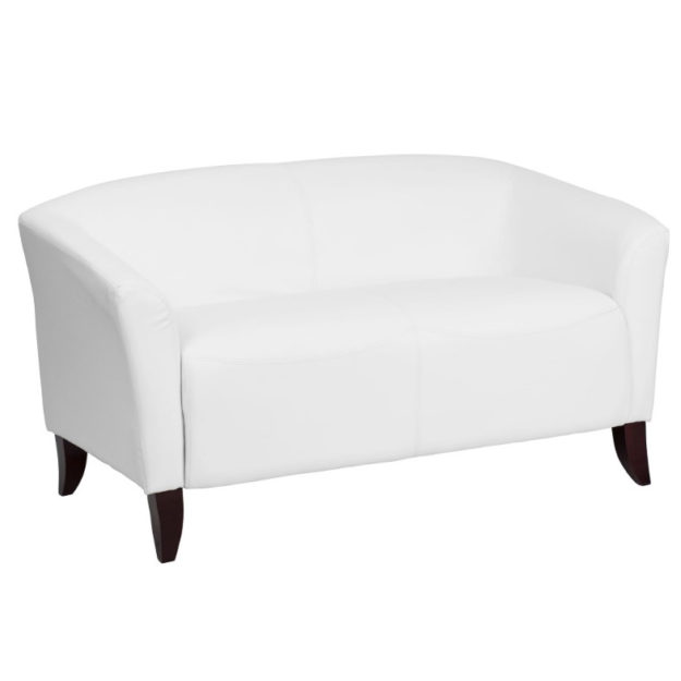 Imperial White Loveseat